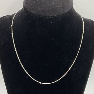 Origami Owl Silver Toned Station Necklace